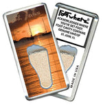 Load image into Gallery viewer, St. John FootWhere® Souvenir Fridge Magnets. 6 Piece Set. Made in USA - FootWhere® Souvenir Shop