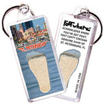 Load image into Gallery viewer, St. Petersburg, FL FootWhere® Souvenir Keychains. 6 Piece Set. Made in USA - FootWhere® Souvenir Shop