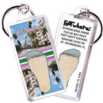 Load image into Gallery viewer, St. Petersburg, FL FootWhere® Souvenir Keychains. 6 Piece Set. Made in USA - FootWhere® Souvenir Shop