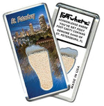 Load image into Gallery viewer, St. Petersburg, FL FootWhere® Souvenir Fridge Magnets. 6 Piece Set. Made in USA - FootWhere® Souvenir Shop
