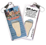 Load image into Gallery viewer, St Petersburg, FL FootWhere® Souvenir Zipper-Pull. Made in USA-FootWhere® Souvenirs