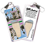 Load image into Gallery viewer, St. Petersburg, FL FootWhere® Souvenir Zipper-Pull. 6 Piece Set. Made in USA - FootWhere® Souvenir Shop