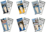 Load image into Gallery viewer, St. Petersburg, FL FootWhere® Souvenir Fridge Magnets. 6 Piece Set. Made in USA - FootWhere® Souvenir Shop