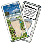 Load image into Gallery viewer, Turks & Caicos FootWhere® Souvenir Magnet. pieces/6 assorted styles.-FootWhere® Souvenirs