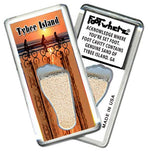 Load image into Gallery viewer, Tybee Island FootWhere® Souvenir Fridge Magnet. Made in USA - FootWhere® Souvenir Shop