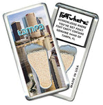 Load image into Gallery viewer, Tampa FootWhere® Souvenir Fridge Magnet. Made in USA-FootWhere® Souvenirs