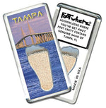 Load image into Gallery viewer, Tampa FootWhere® Souvenir Fridge Magnet. Made in USA-FootWhere® Souvenirs