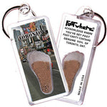 Load image into Gallery viewer, Toronto FootWhere® Souvenir Keychain. Made in USA-FootWhere® Souvenirs