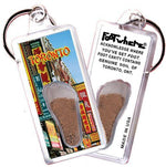Load image into Gallery viewer, Toronto FootWhere® Souvenir Keychain. Made in USA-FootWhere® Souvenirs