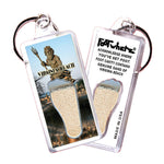 Load image into Gallery viewer, Virginia Beach FootWhere® Souvenir Keychain. 72 pieces/6 assorted styles.