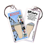 Load image into Gallery viewer, Venice Beach FootWhere® Souvenir Key Chain. 72 pieces/6 assorted styles.