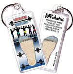Load image into Gallery viewer, Venice Beach FootWhere® Souvenir Key Chain. Made in USA-FootWhere® Souvenirs