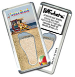 Load image into Gallery viewer, Venice Beach FootWhere® Souvenir Keychains Fridge Magnets. 6 Piece Set. Made in USA - FootWhere® Souvenir Shop