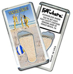 Load image into Gallery viewer, Venice Beach FootWhere® Souvenir Keychains Fridge Magnets. 6 Piece Set. Made in USA - FootWhere® Souvenir Shop
