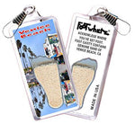 Load image into Gallery viewer, Venice Beach FootWhere® Souvenir Zipper-Pulls. 6 Piece Set. Made in USA - FootWhere® Souvenir Shop