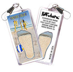 Load image into Gallery viewer, Venice Beach FootWhere® Souvenir Zipper-Pulls. 6 Piece Set. Made in USA - FootWhere® Souvenir Shop