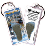 Load image into Gallery viewer, Vancouver FootWhere® Souvenir Keychain. 72 pieces/6 assorted styles.