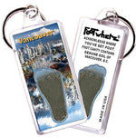 Load image into Gallery viewer, Vancouver FootWhere® Souvenir Keychain. Made in USA-FootWhere® Souvenirs