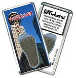 Load image into Gallery viewer, Vancouver, B.C. FootWhere® Souvenir Fridge Magnet. Made in USA-FootWhere® Souvenirs