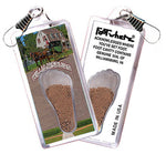 Load image into Gallery viewer, Williamsburg, VA FootWhere® Souvenir Zipper-Pull. 72 pieces/6 assorted styles.