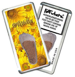 Load image into Gallery viewer, Wichita, KS FootWhere® Souvenir Fridge Magnet. Made in USA-FootWhere® Souvenirs