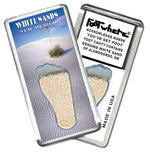 Load image into Gallery viewer, White Sands, NM FootWhere® Souvenir Fridge Magnet. Made in USA-FootWhere® Souvenirs