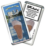 Load image into Gallery viewer, Wichita FootWhere® Souvenir Fridge Magnets. 6 Piece Set. Made in USA - FootWhere® Souvenir Shop