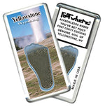 Load image into Gallery viewer, Yellowstone, WY FootWhere® Souvenir Magnet. 72 pieces/6 assorted styles.-FootWhere® Souvenirs