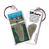 Atlantic City FootWhere® Souvenir Keychain. 72 pieces/ 6 assorted styles.