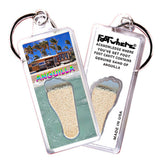 Anguilla FootWhere® Souvenir Keychains. 72 pieces/6 assorted styles.