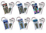 Load image into Gallery viewer, Alaska FootWhere® Souvenir Keychain. 72 pieces/ 6 assorted styles.
