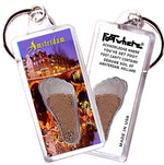 Load image into Gallery viewer, Amsterdam FootWhere® Souvenir Keychains. 72 pieces/6 assorted styles.

