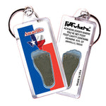 Load image into Gallery viewer, Amarillo FootWhere® Souvenir Keychain. 72 pieces/6 assorted styles.
