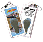 Load image into Gallery viewer, Amarillo FootWhere® Souvenir Zipper-Pull. 72 pieces/6 assorted styles.
