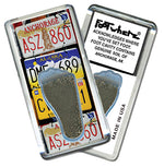Load image into Gallery viewer, Anchorage FootWhere Souvenir Fridge Magnet. Made in USA