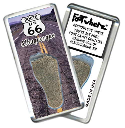 Albuquerque FootWhere® Souvenir Magnets. 72 pieces/ 6 assorted styles.