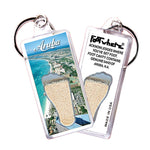 Load image into Gallery viewer, Aruba FootWhere® Souvenir Keychains. 72 pieces/6 assorted styles.
