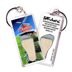 Load image into Gallery viewer, Aruba FootWhere® Souvenir Keychains. 72 pieces/6 assorted styles.

