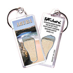 Load image into Gallery viewer, Aruba FootWhere® Souvenir Keychains. 72 pieces/6 assorted styles.

