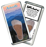 Asheville FootWhere® Souvenir Magnet. 72 pieces/ 6 assorted styles.