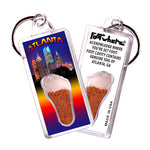 Load image into Gallery viewer, Atlanta FootWhere® Souvenir Keychain. 72 pieces/ 6 assorted styles.