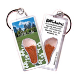 Atlanta FootWhere® Souvenir Keychain. 72 pieces/ 6 assorted styles.