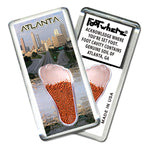 Load image into Gallery viewer, Atlanta FootWhere® Souvenir Fridge Magnets. 6 Piece Set. Made in USA
