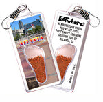 Load image into Gallery viewer, Atlanta FootWhere® Souvenir Zipper-Pull. 72 pieces/ 6 assorted styles.
