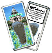Austin FootWhere® Souvenir Magnet. 72 pieces/6 assorted styles.
