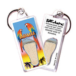 Load image into Gallery viewer, Bahamas FootWhere Souvenir Keychains. 72 pieces/6 assorted styles.