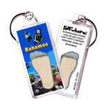 Load image into Gallery viewer, Bahamas FootWhere Souvenir Keychains. 72 pieces/6 assorted styles.