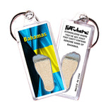 Load image into Gallery viewer, Bahamas FootWhere Souvenir Keychains. 72 pieces/6 assorted styles.