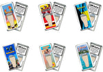 Load image into Gallery viewer, Bahamas FootWhere Souvenir Magnets. 72 pieces/6 assorted styles.
