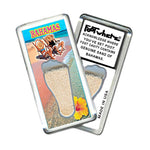 Load image into Gallery viewer, Bahamas FootWhere Souvenir Magnets. 72 pieces/6 assorted styles.